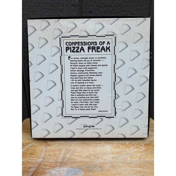 Springbok Hallmark Cards 500+ Piece Jigsaw Puzzle Confessions Of A Pizza Freak - Picture 4 of 6